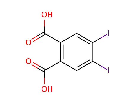 Molecular Structure of 82679-28-5 (4,5-DIIODO-PHTHALIC ACID)