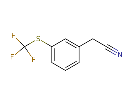 3-(Trifluoromethylthio)phenylacetonitrile