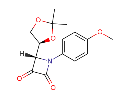 2,3-Azetidinedione,
4-[(4S)-2,2-dimethyl-1,3-dioxolan-4-yl]-1-(4-methoxyphenyl)-, (4S)-