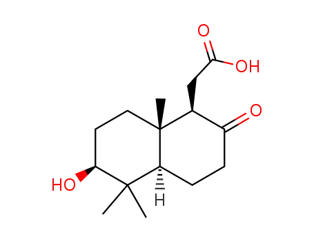 <i>rac</i>-3β-hydroxy-8-oxo-13,14,15,16,20-pentanor-labdan-12-oic acid