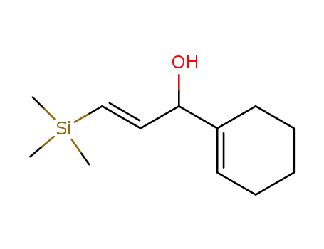 Molecular Structure of 81255-98-3 (1-Cyclohexene-1-methanol, a-[2-(trimethylsilyl)ethenyl]-, (E)-)