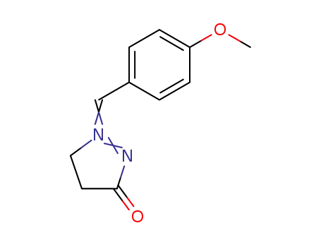 Molecular Structure of 1321111-57-2 (1-(4-METHOXYPHENYL)METHYLENEIMMONIUM-3-PYRAZOLIDINE-1,2-INNER SALT)