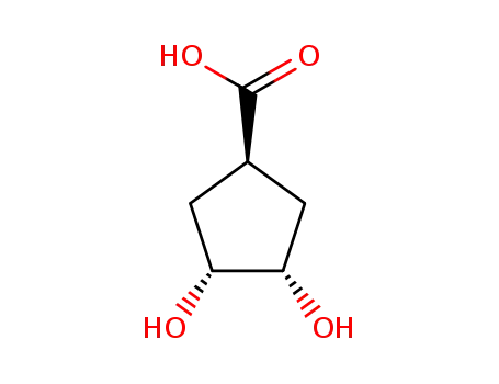 시클로펜탄카르복실산, 3,4-디히드록시-, (1알파,3베타,4베타)-(9CI)