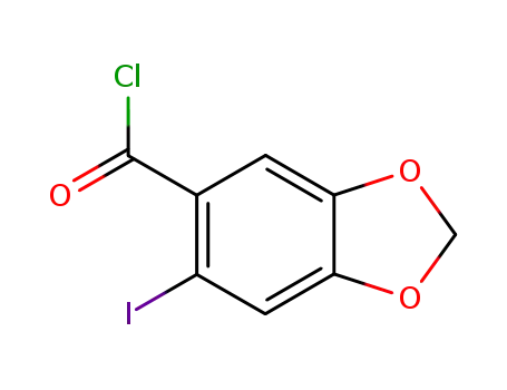 1,3-Benzodioxole-5-carbonyl chloride, 6-iodo-