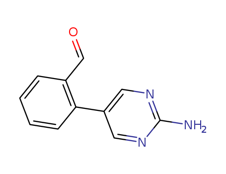 2-(2-Aminopyrimidin-5-yl)benzaldehyde