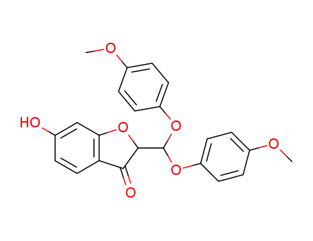 6-hydroxy-2-bis(p-methoxyphenoxy)methylcoumaran-3-one