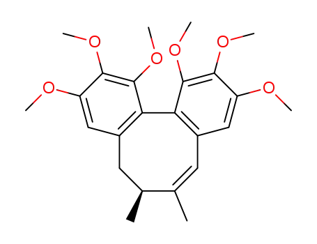 Molecular Structure of 68196-50-9 (1,2,3,10,11,12-hexamethoxy-6,7-dimethyl-5,6-dihydrodibenzo[a,c]cyclooctene)
