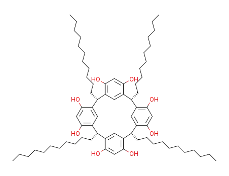 Molecular Structure of 112247-07-1 (C-UNDECYLCALIX[4]RESORCINARENE MONOHYDRATE)