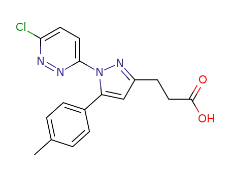 3-(1-(6-chloropyridazin-3-yl)-5-(4-methylphenyl)-1H-pyrazol-3-yl)propanoic acid