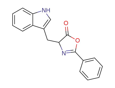4-(1H-indol-3-ylmethyl)-2-phenyl-4H-oxazolin-5-one