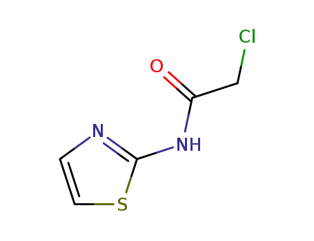 Molecular Structure of 5448-49-7 (2-chloro-N-(1,3-thiazol-2-yl)acetamide)