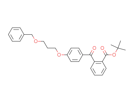 2-[4-(3-benzyloxy-propoxy)-benzoyl]-benzoic acid <i>tert</i>-butyl ester