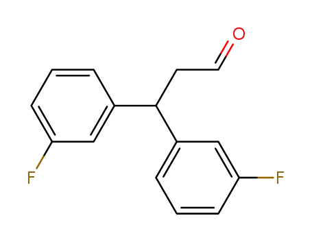 Molecular Structure of 316373-58-7 (3,3-bis(3-fluorophenyl)propionaldehyde)