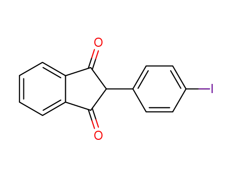 1,3-Indandione, 2-(p-iodophenyl)-