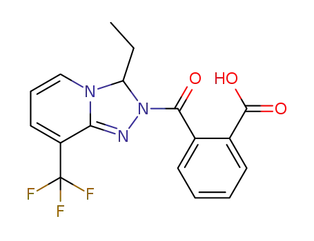 2-(3-ethyl-8-(trifluoromethyl)-2,3-dihydro[1,2,4]triazolo[4,3-a]pyridine-2-carbonyl)benzoic acid