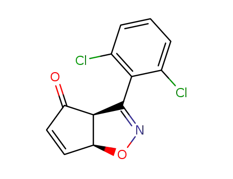 (3aS,6aR)-(+)-3-(2,6-dichlorophenyl)-3a,6a-dihydro-4H-cyclopent[d]isoxazol-4-one