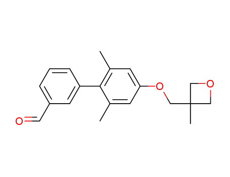 [1,1'-Biphenyl]-3-carboxaldehyde,
2',6'-dimethyl-4'-[(3-methyl-3-oxetanyl)methoxy]-