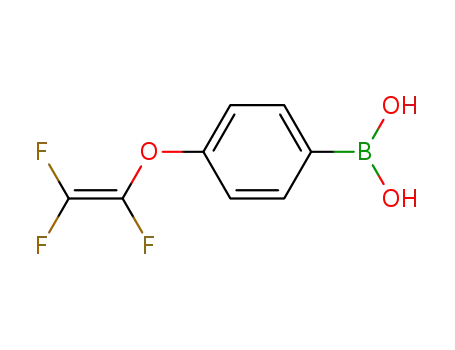 Molecular Structure of 213701-14-5 (4-(TRIFLUOROVINYLOXYPHENYL)BORONIC ACID)