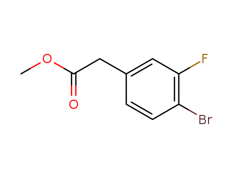 methyl 2-(4-bromo-3-fluorophenyl)acetate cas no. 942282-41-9 98%