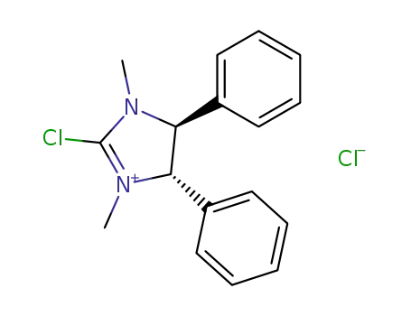 Molecular Structure of 198625-67-1 ((4S,5S)-2-CHLORO-1,3-DIMETHYL-4,5-DIPHENYL-1-IMIDAZOLINIUM CHLORIDE)