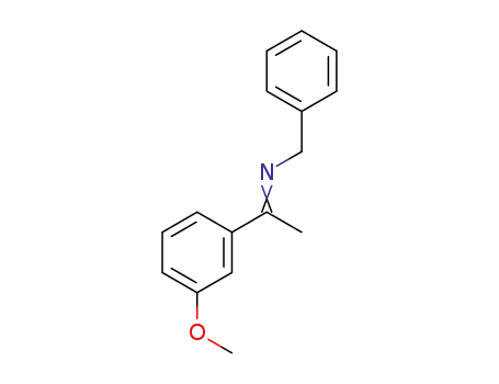 Benzenemethanamine, N-[1-(3-methoxyphenyl)ethylidene]-
