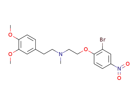 1-(2-bromo-4-nitrophenoxy)-2-[N-(3,4-dimethoxyphenethyl)-N-methylamino]ethane