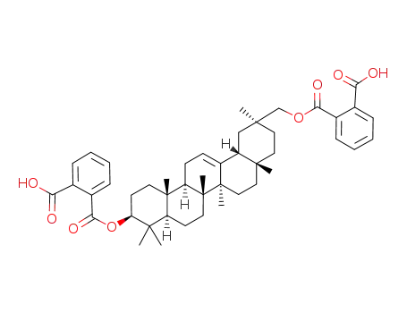 Molecular Structure of 102416-27-3 (deoxoglycyrrhetol dihemiphthalate)