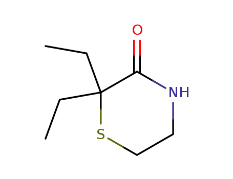 3-Thiomorpholinone, 2,2-diethyl-