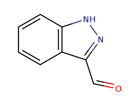 Molecular Structure of 5235-10-9 (1H-indazole-3-carbaldehyde)