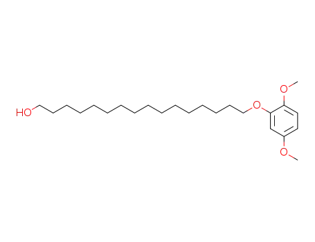 Molecular Structure of 907218-89-7 (16-(2,5-dimethoxyphenoxy)hexadecan-1-ol)