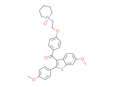 [2-(4-Methoxyphenyl)-6-methoxybenzo[b]thien-3-yl][4-[2-(1-piperidinyl)ethoxy]phenyl]methanone N-oxide