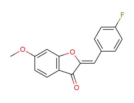 3(2H)-Benzofuranone, 2-[(4-fluorophenyl)methylene]-6-methoxy-, (Z)-