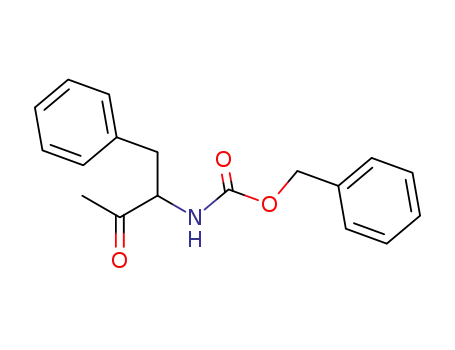 Carbamic acid, [2-oxo-1-(phenylmethyl)propyl]-, phenylmethyl ester