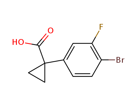 1-(4-BroMo-3-fluorophenyl)cyclopropane-1-carboxylic acid