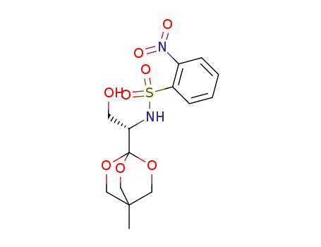 Benzenesulfonamide,
N-[(1S)-2-hydroxy-1-(4-methyl-2,6,7-trioxabicyclo[2.2.2]oct-1-yl)ethyl]-2-
nitro-