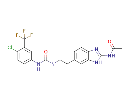 C<sub>19</sub>H<sub>17</sub>ClF<sub>3</sub>N<sub>5</sub>O<sub>2</sub>