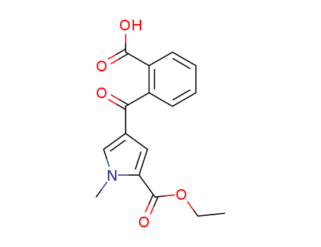 2-{[5-(Ethoxycarbonyl)-1-methyl-1H-pyrrol-3-yl]carbonyl}benzoic acid
