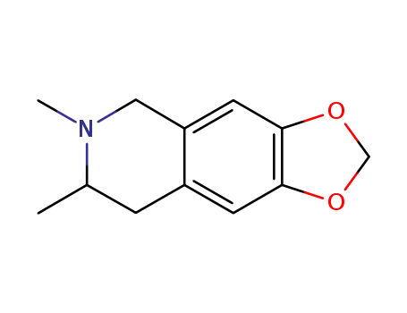 Molecular Structure of 6268-87-7 (6,7-dimethyl-5,6,7,8-tetrahydro[1,3]dioxolo[4,5-g]isoquinoline)