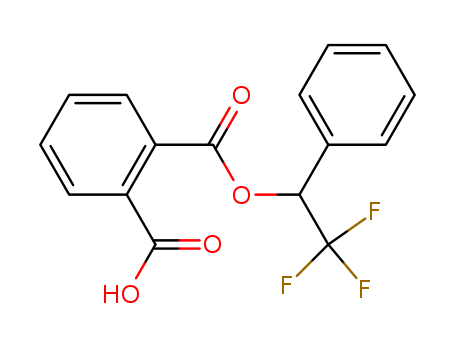 2-(2,2,2-trifluoro-1-phenyl-ethoxy)carbonylbenzoic acid cas  573-78-4