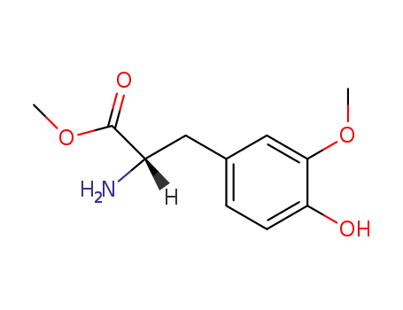 Molecular Structure of 78148-37-5 (3-Methoxy-L-tyrosine methyl ester)