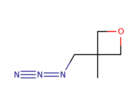 Molecular Structure of 90683-29-7 (Oxetane, 3-(azidomethyl)-3-methyl-)