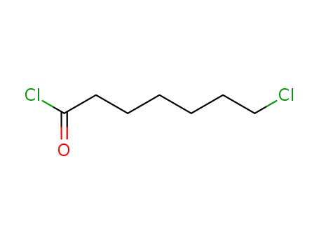 Molecular Structure of 54771-63-0 (Heptanoyl chloride, 7-chloro-)