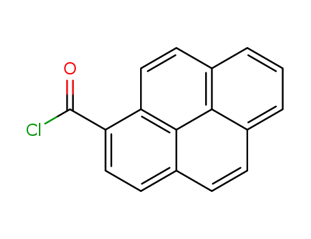 Molecular Structure of 16331-58-1 (1-Pyrenecarbonyl chloride)