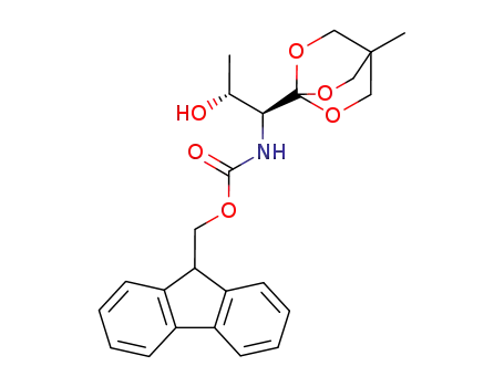 Molecular Structure of 148150-71-4 (N-FMOC-L-THREONINE OBO ESTER)