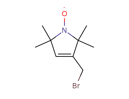 Molecular Structure of 76893-32-8 (3-Bromomethyl-2,5-dihydro-2,2,5,5-tetramethyl-1H-pyrrol-1-yloxy)