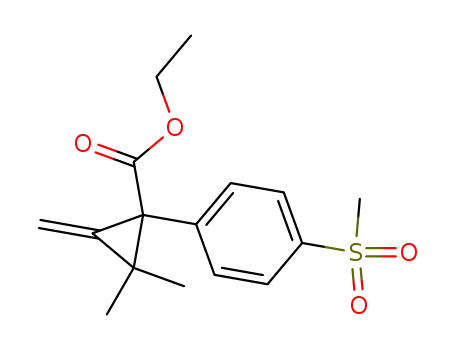 1-(4-Methanesulfonyl-phenyl)-2,2-dimethyl-3-methylene-cyclopropanecarboxylic acid ethyl ester
