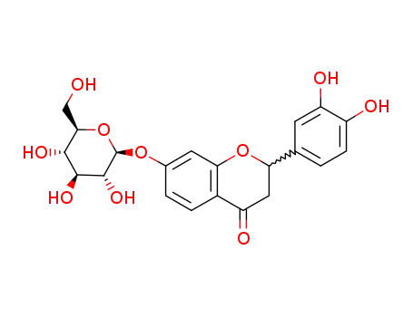 (2S)-2-(3,4-dihydroxyphenyl)-4-oxo-3,4-dihydro-2H-chromen-7-yl beta-D-glucopyranoside