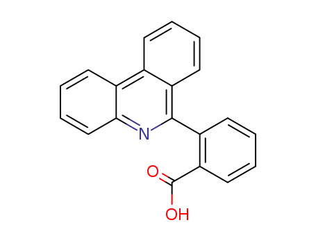 Molecular Structure of 54893-50-4 (Benzoic acid, 2-(6-phenanthridinyl)-)