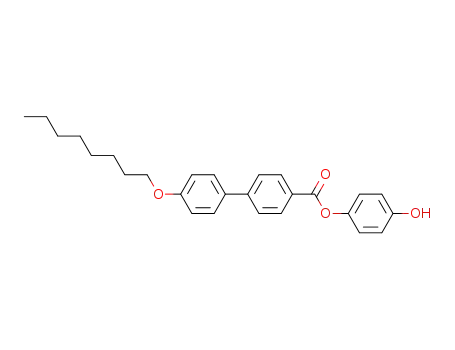 Molecular Structure of 104632-05-5 (4-hydroxyphenyl 4-octyloxybiphenyl-4'-carboxylate)