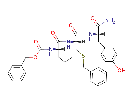 <i>N</i>-benzyloxycarbonyl-leucyl=><i>S</i>-benzyl-cysteinyl=>tyrosine amide